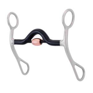 C-Shank Medium Port Bit With Roller/Broca de puerto mediano con vástago en C con rodillo