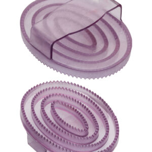 Rubber curry comb/ Peine de goma