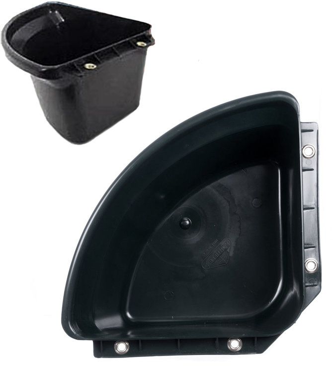 Fortiflex Corner Feeder, Black/ Alimentador de esquina Fortiflex, negro