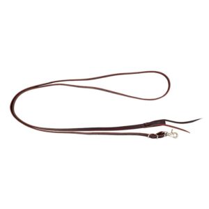 5/8” x 8’ Latigo Leather Roping Reins With Water Loop/Riendas de cuero Latigo de 5/8” x 8' con lazo de agua