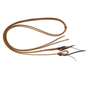 1/2” x 8’ Harness Leather Split Reins/Arnés de 1/2” x 8' Riendas partidas de cuero