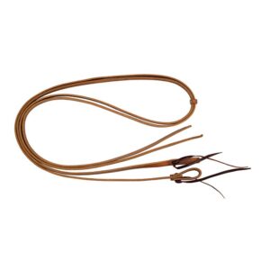 5/8” x 8’ Harness Leather Split Reins/Arnés de 5/8” x 8' Riendas partidas de cuero