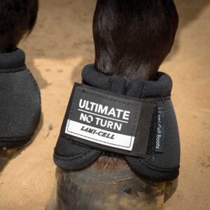 Ultimate No Turn Bell Boots Color Black / Botas campana Color negro