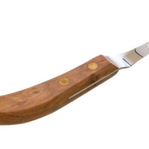Hoof knife L.H. Wooden Handle
