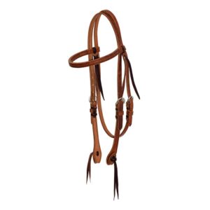 5/8” Leather Browband Headstall