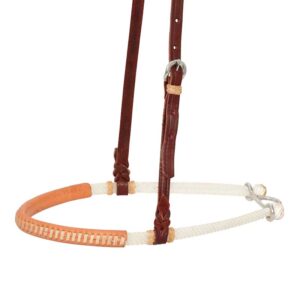 Noseband Double Rope 3/4 Rawhide Lace/ Muserola de cuerda doble