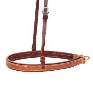 Noseband Latigo 1-1/4 Harness Overlay