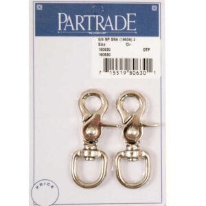 5/8" Nickel Plated Snap/Broche nikelado de 5/8